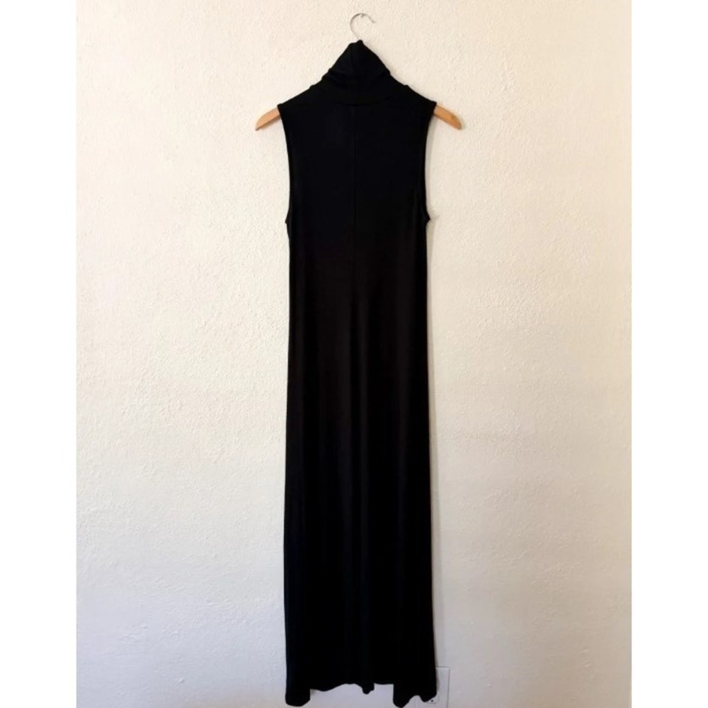 a new day Turtle Neck Sleeveless Long Dress Black XS - Picture 3 of 3